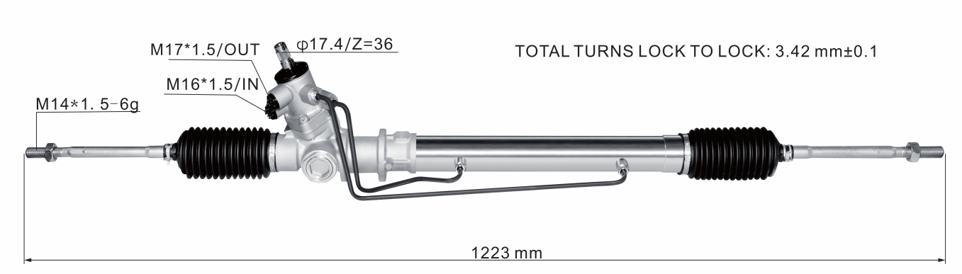 Daihatsu Taruna 99-06 Hydraulic Power Steering Rack | KITLAMT