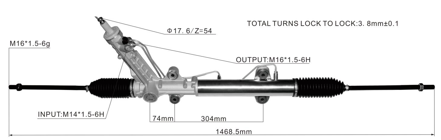 Mercedes-Benz Sprinter Hydraulic Power Steering Rack | KITLAMT