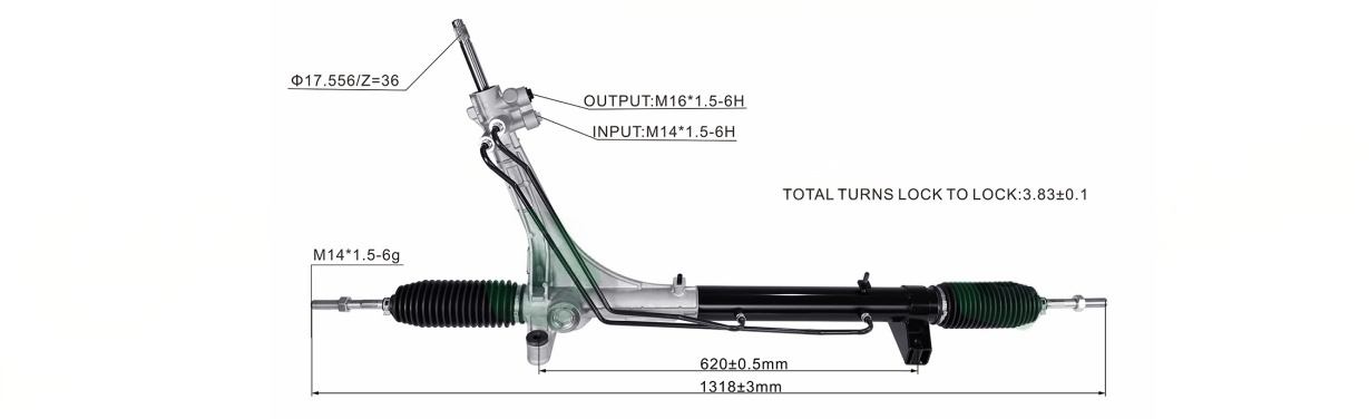 Dodge Ram1000 Hydraulic Power Steering Rack | KITLAMT