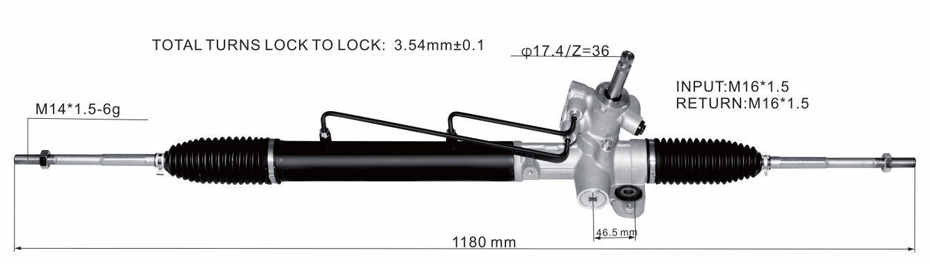 Honda Stepwgn RG1,RG3 2005-2009 Hydraulic Power Steering Rack | KITLAMT