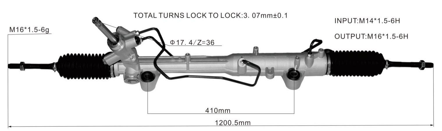 MAZDA CX9 07-15 Hydraulic Power Steering Rack | KITLAMT
