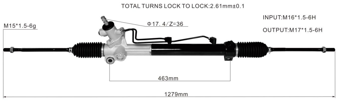 Toyota RX300 1999-2003 Hydraulic Power Steering Rack | KITLAMT