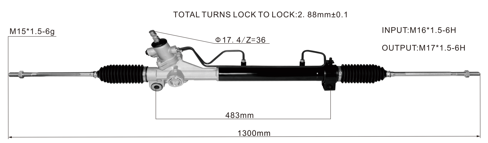 Toyota Sienna 2000-2003 Hydraulic Power Steering Rack | KITLAMT