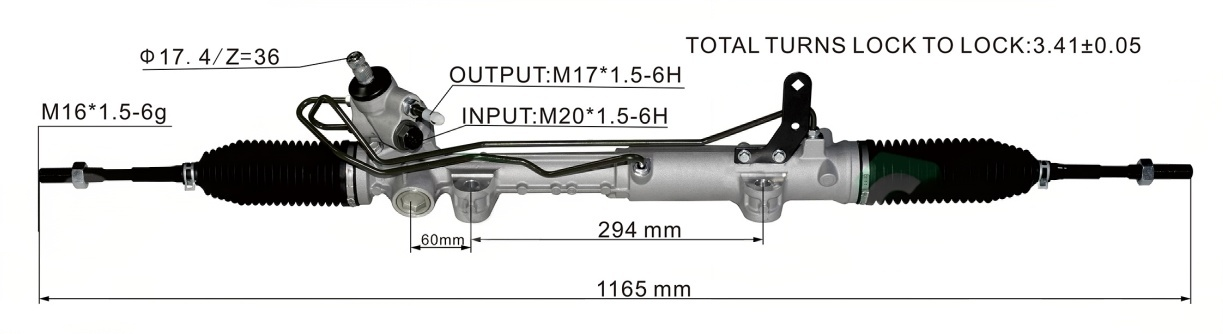 Nissan Murano 2015 Hydraulic Power Steering Rack | KITLAMT