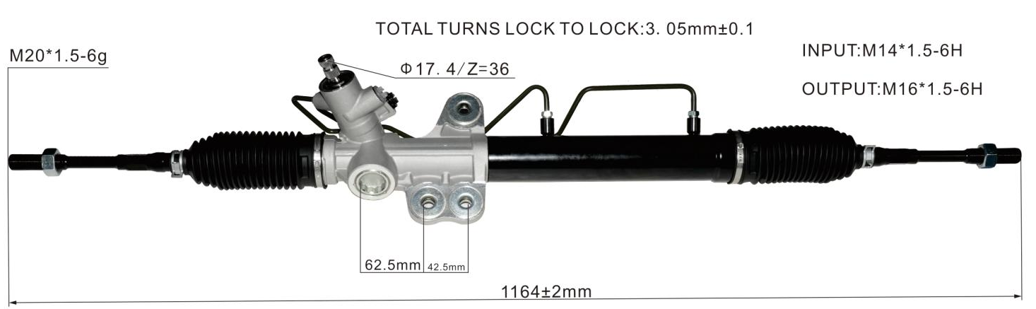 Nissan Caravan E26 2012- Hydraulic Power Steering Rack | KITLAMT