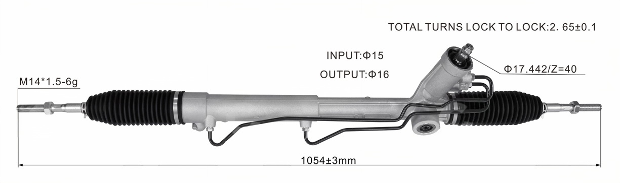 Porsche 1997 Hydraulic Power Steering Rack | KITLAMT