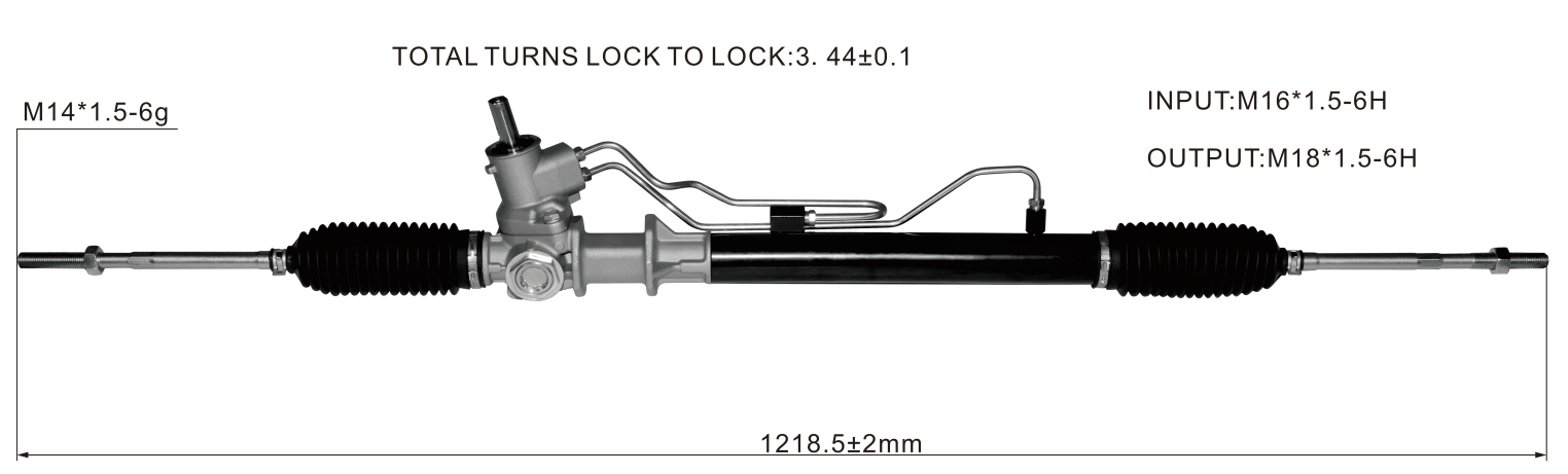 Renault Megane 1995-2003 Hydraulic Power Steering Rack | KITLAMT