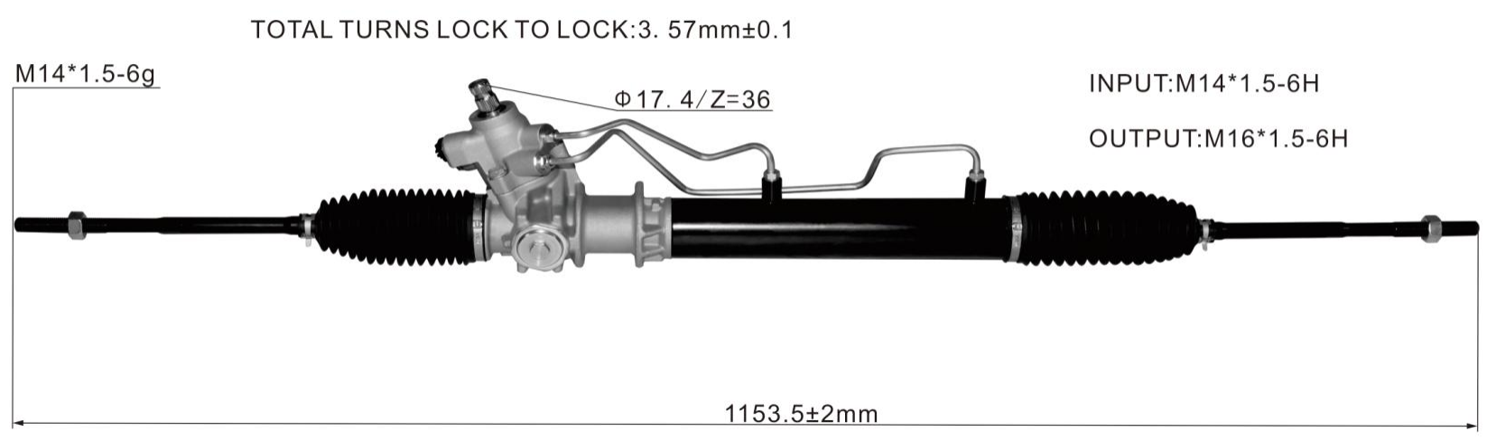 Nissan Urvan E24 Hydraulic Power Steering Rack | KITLAMT