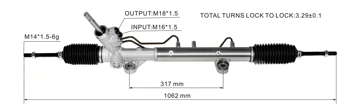 HAIMA S5 Hydraulic Power Steering Rack | KITLAMT