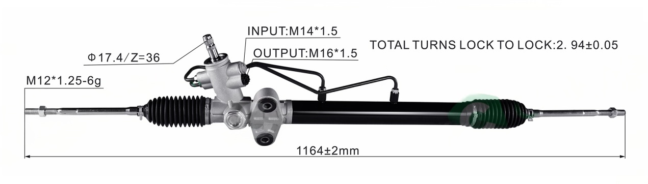 Chery QQ Hydraulic Power Steering Rack | KITLAMT
