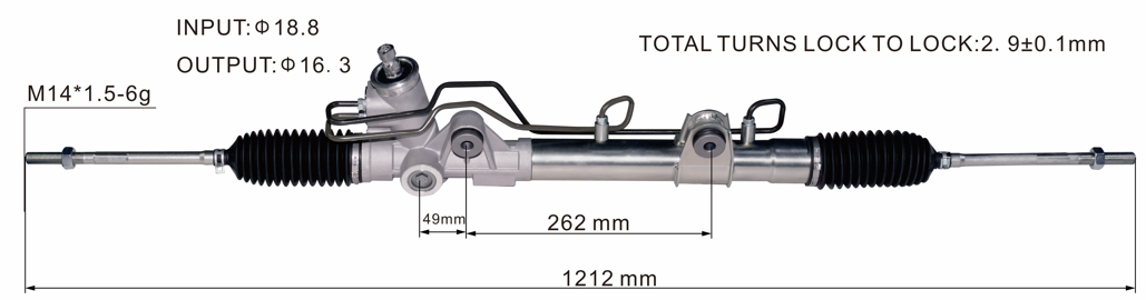 Ford Fiesta Hydraulic Power Steering Rack | KITLAMT