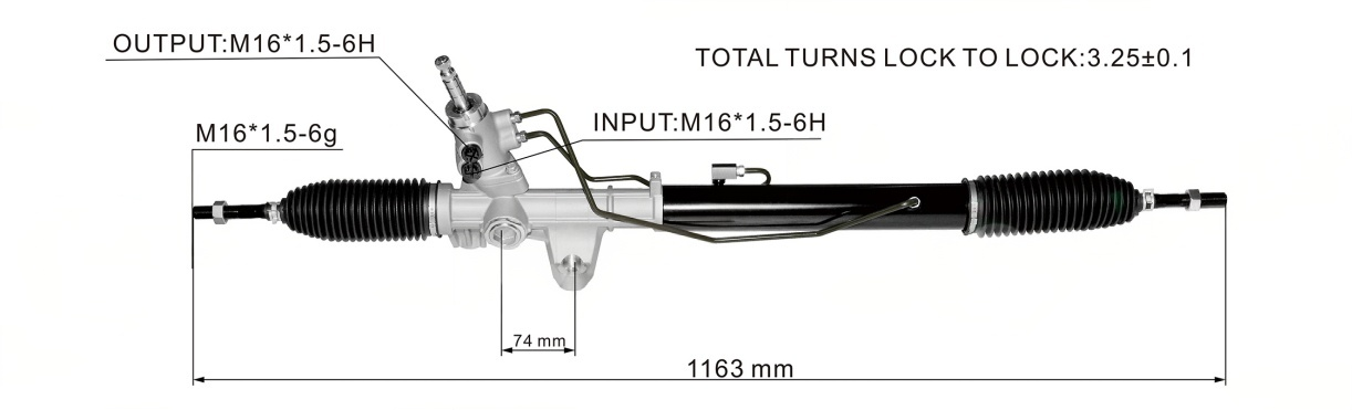 Kia Grand Carnival 2014- Hydraulic Power Steering Rack | KITLAMT