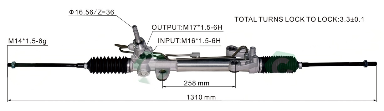 Mitsubishi Grandis 2003-2011 Hydraulic Power Steering Rack | KITLAMT