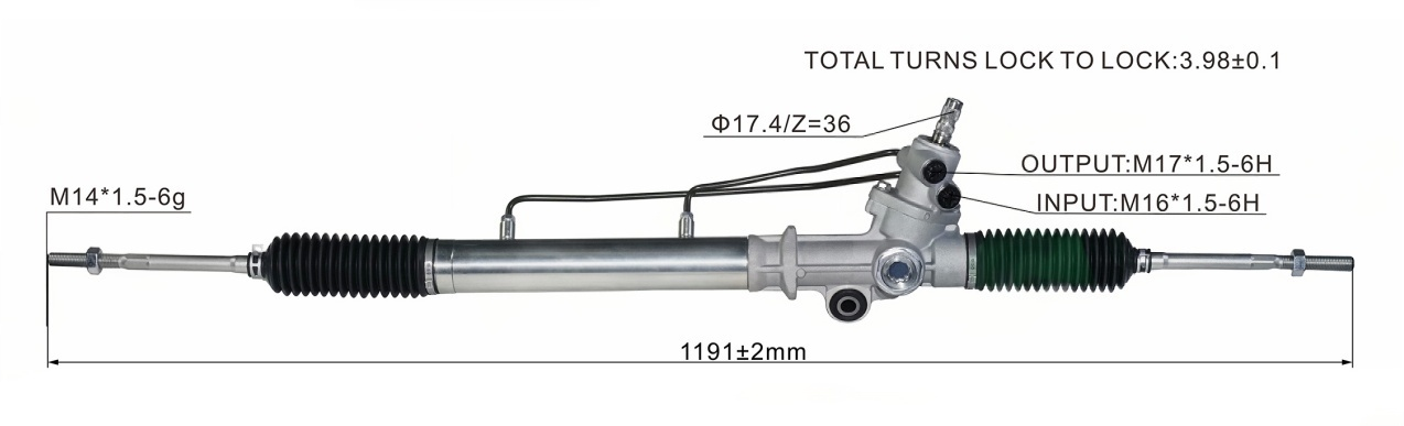 Toyota Kijang 1997- Hydraulic Power Steering Rack | KITLAMT