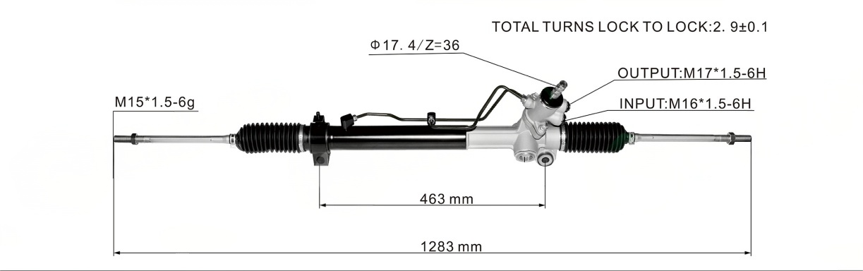 TOYOTA HARRIER 1997-2003 Hydraulic Power Steering Rack | KITLAMT