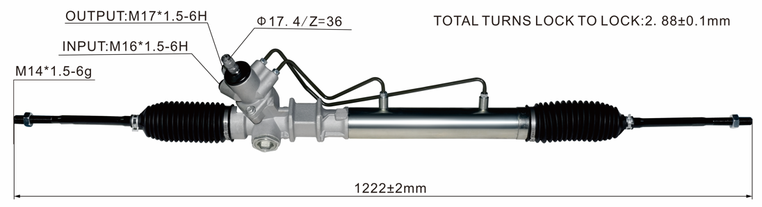 KIA K2700 BONGO 4WD Hydraulic Power Steering Rack | KITLAMT
