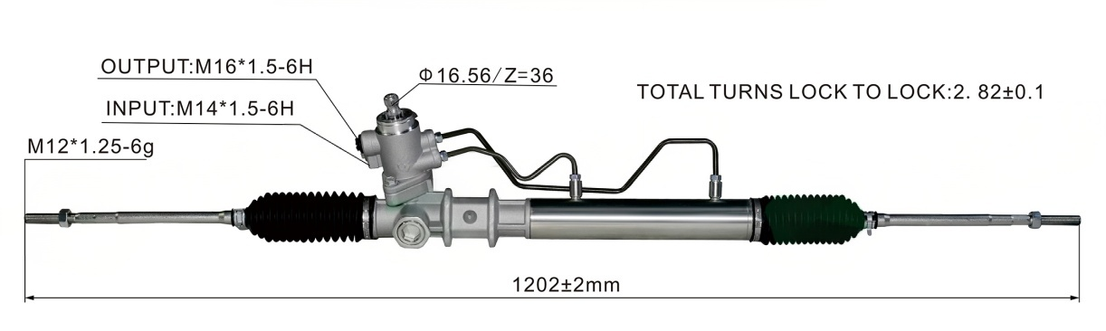 Mitsubishi Lancer 1991-2003 Hydraulic Power Steering Rack | KITLAMT