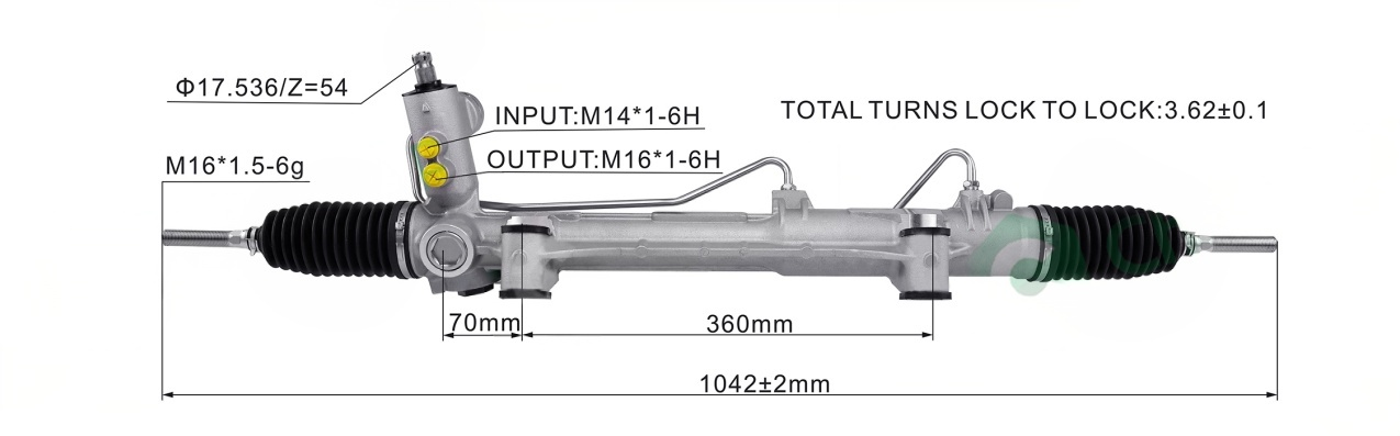 W163.ML320 Hydraulic Power Steering Rack | KITLAMT