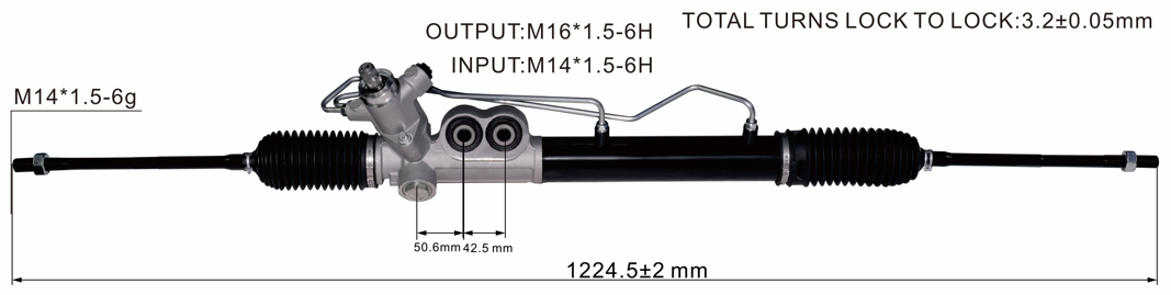 Nissan MAXIMA QX A33 Hydraulic Power Steering Rack | KITLAMT
