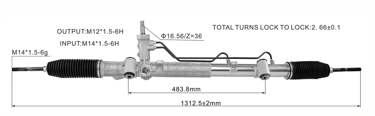Trumpchi GS5 GA5 Hydraulic Power Steering Rack | KITLAMT