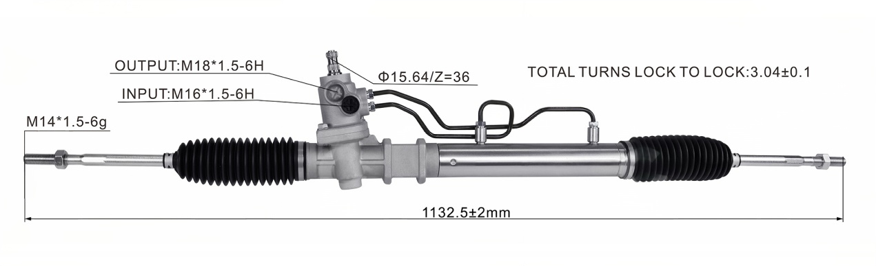 Wuling N300 N200 Hydraulic Power Steering Rack | KITLAMT