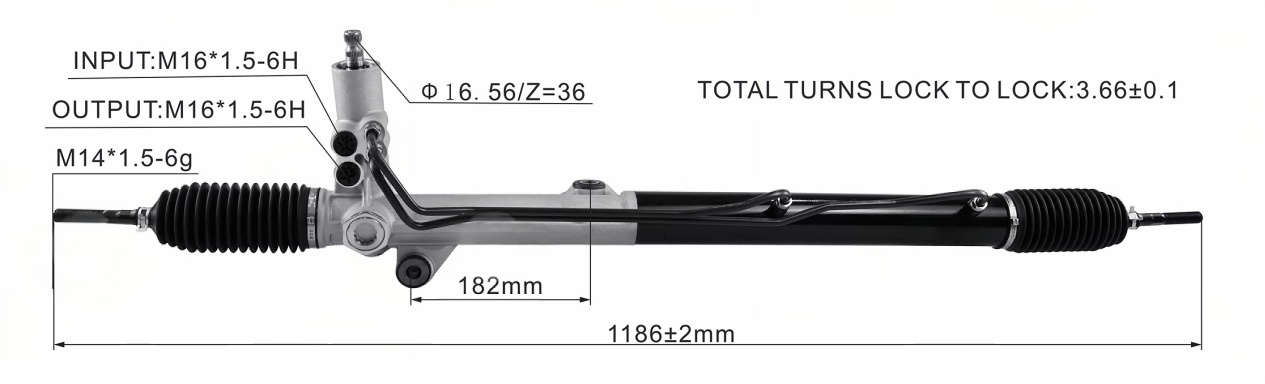 SORENTO 3.8 Hydraulic Power Steering Rack | KITLAMT