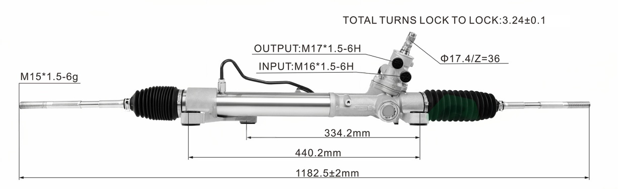 WISH ANE11W/MPV Hydraulic Power Steering Rack | KITLAMT