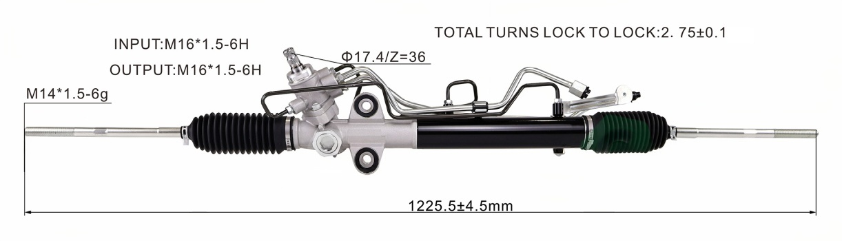 BJ323 Fumeilai Hydraulic Power Steering Rack | KITLAMT