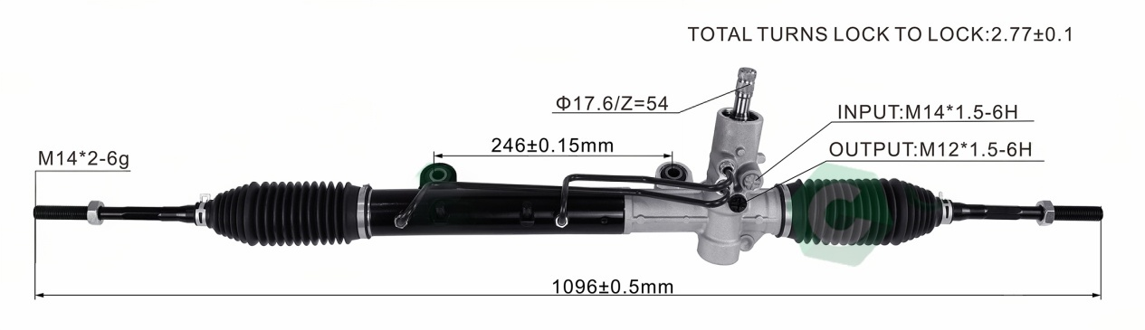 Palio Hydraulic Power Steering Rack | KITLAMT